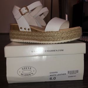 Steve Madden Chiara - White Leather